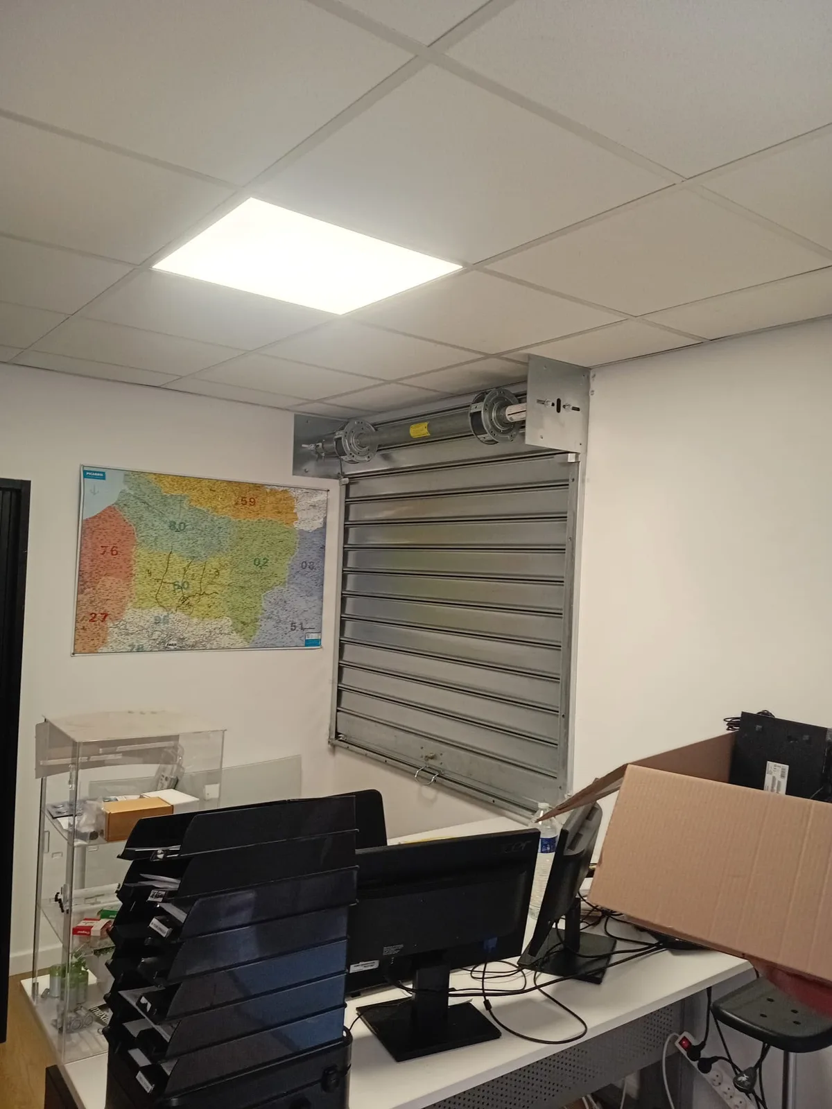 Installation et pose de rideau métallique à Paris 13